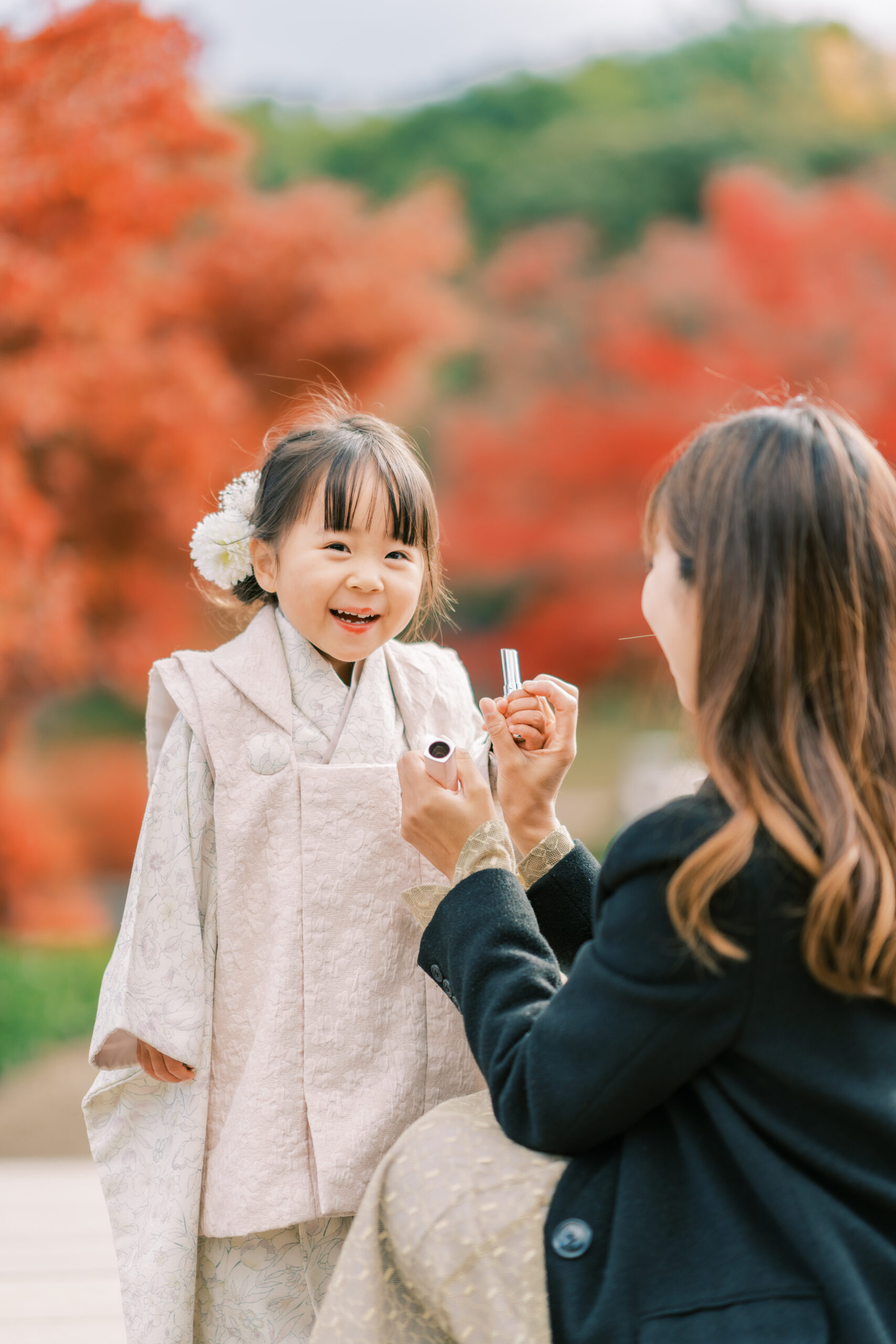 Golden-hour portrait by the river, variation
