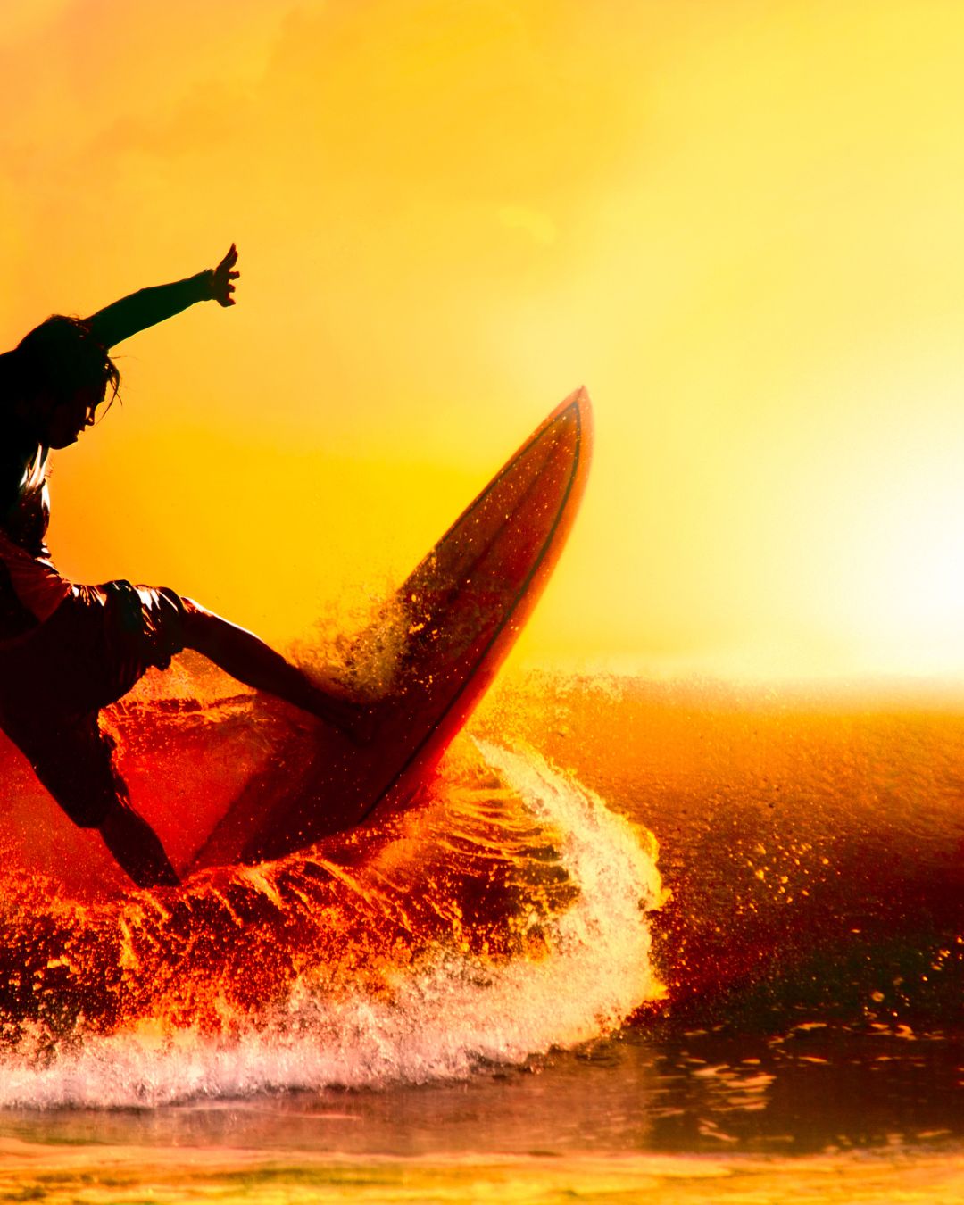 Boards on sand, golden hour