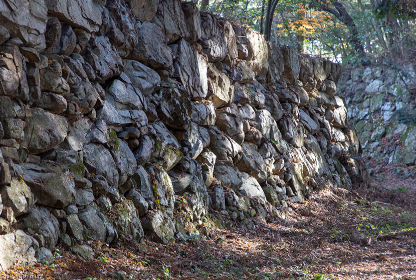 View from Azuchi Castle hill toward Lake Biwa