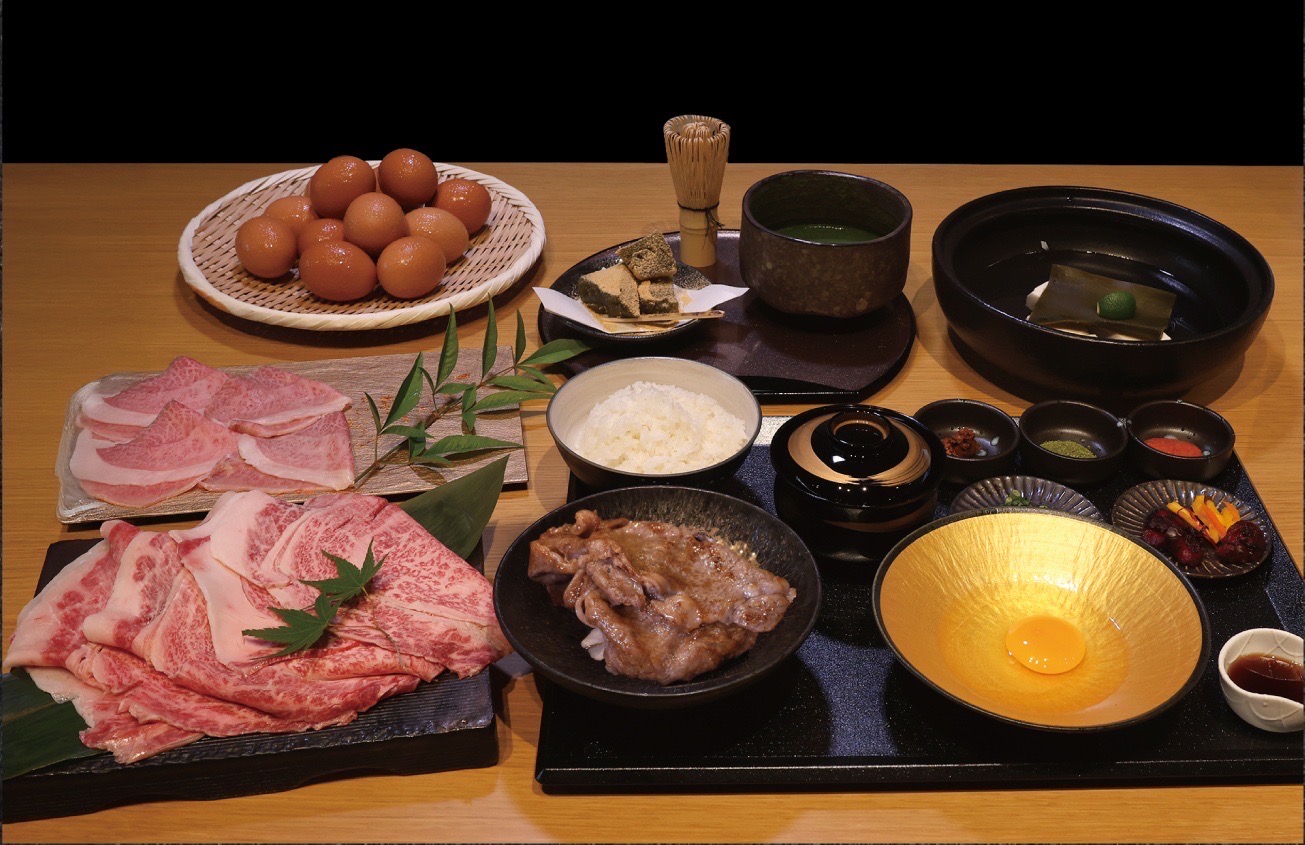 Serene wooden interior at HIRANO