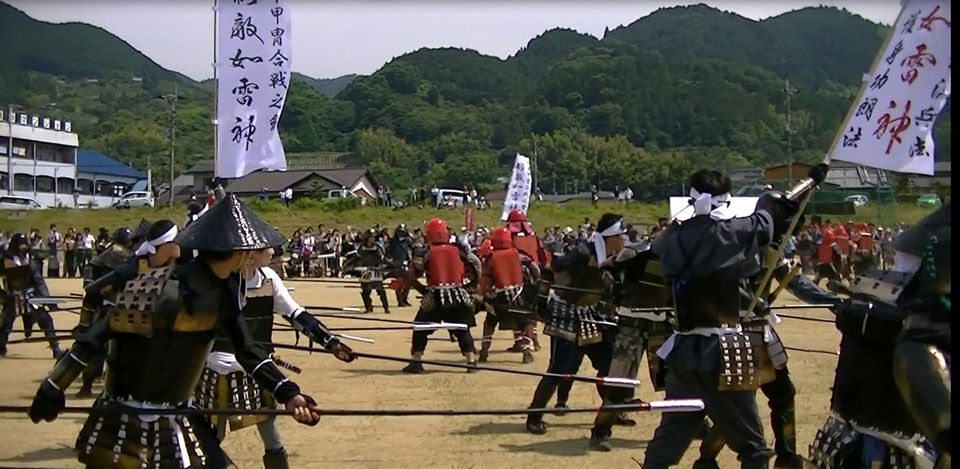 Illustration of the Battle of Okehazama